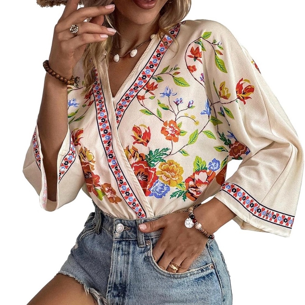 Floral Boho Bodysuit